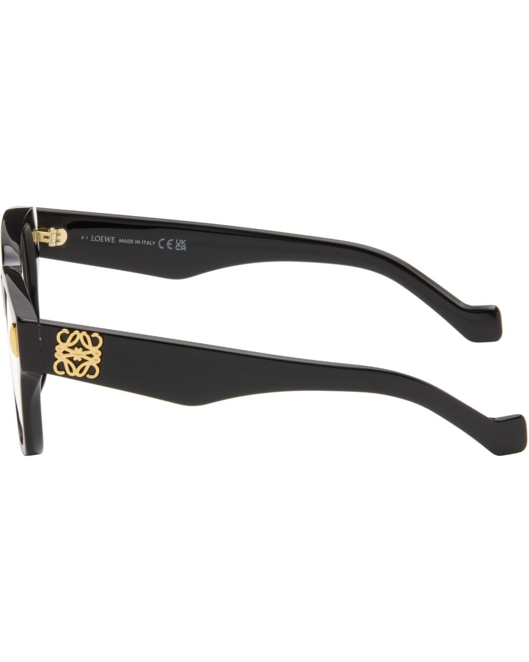 Loewe Black Anagram Logo Glasses
