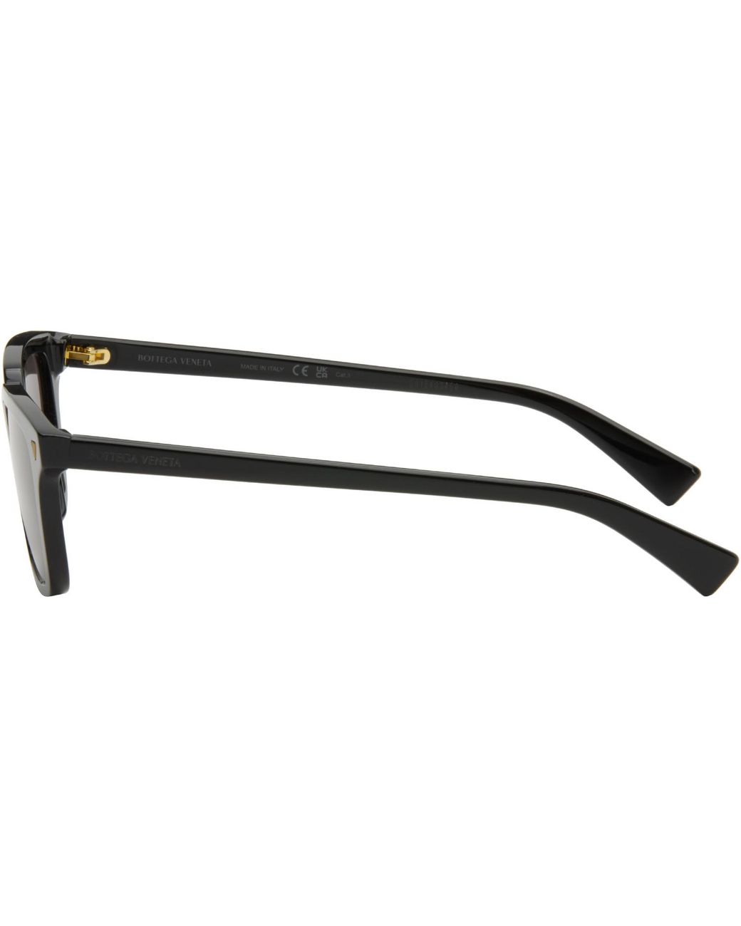 Bottega Veneta Black Square Sunglasses for men