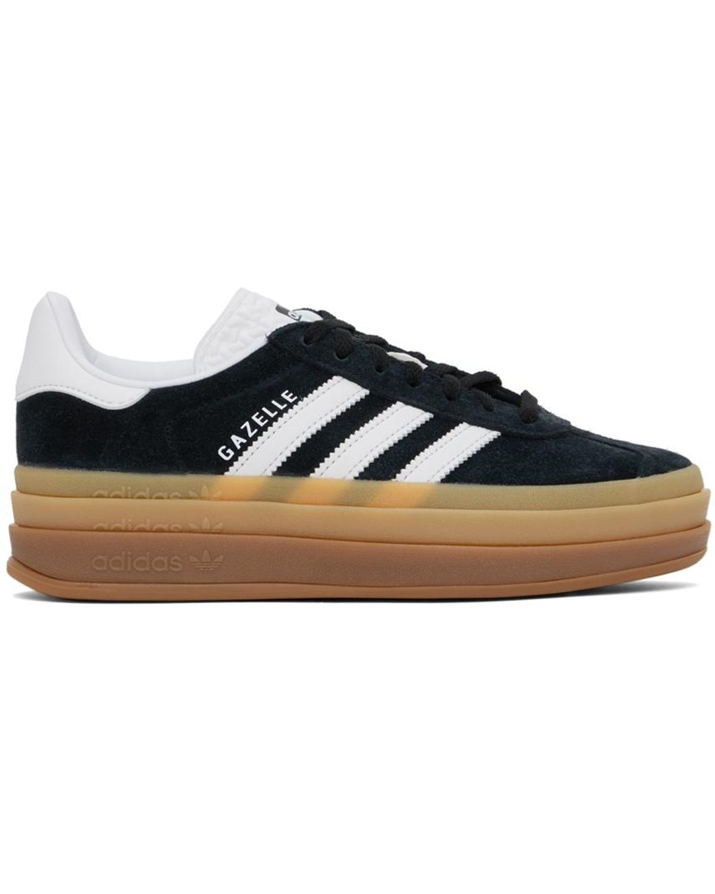 Baskets Gazelle Noires A Plateforme adidas Originals en coloris Noir Lyst