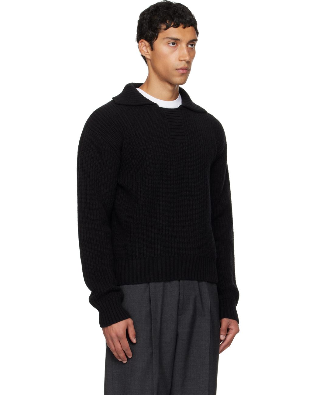 mfpen Collar Sweater in Black for Men | Lyst