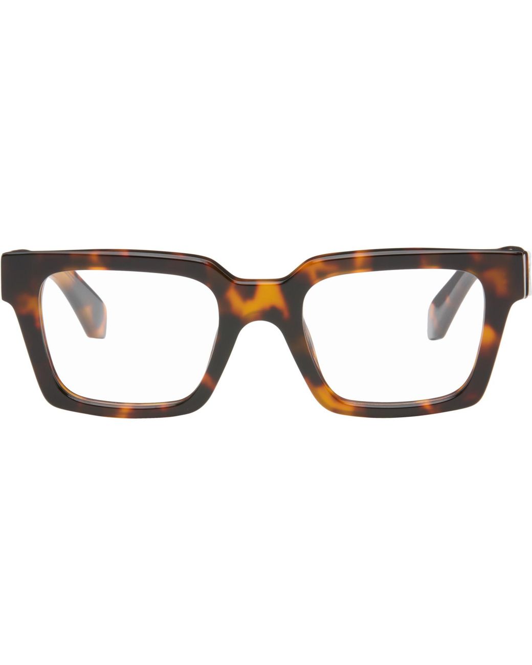 Off-White c/o Virgil Abloh Brown Style 21 Glasses for men