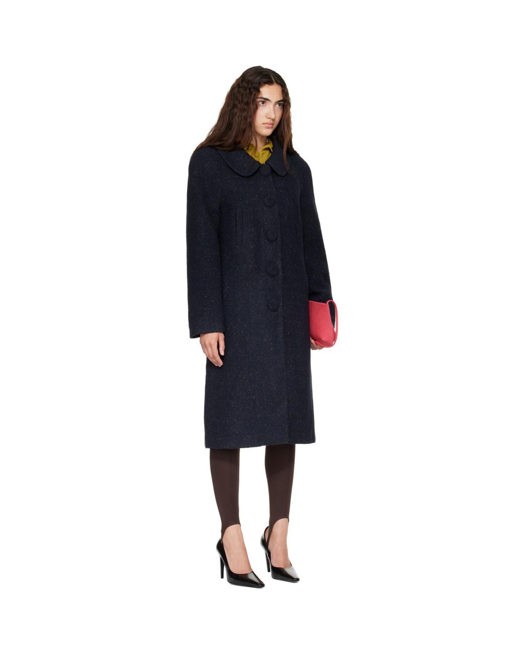ShuShu/Tong Blue Oversized Long Coat