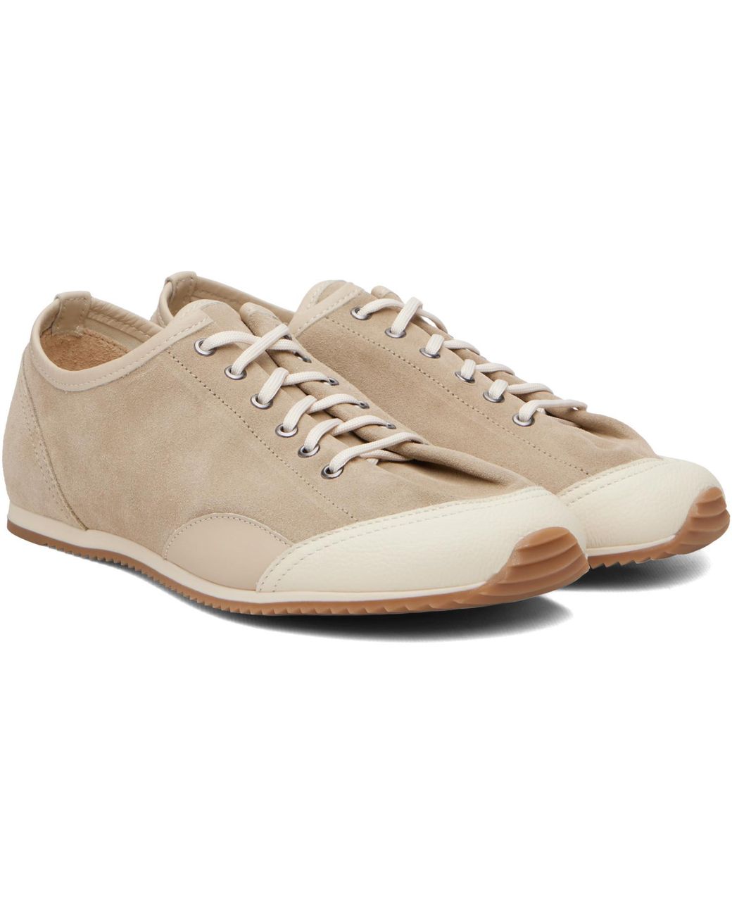 Lemaire White Gummy Grips Sneakers for men