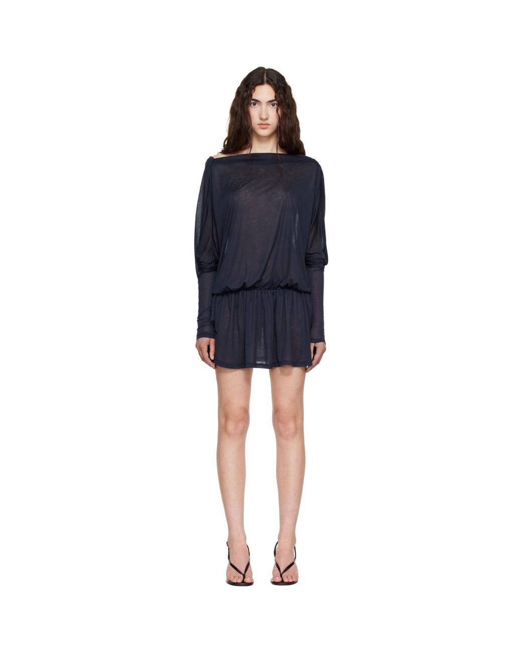 Belle Anna Blue Alder Minidress