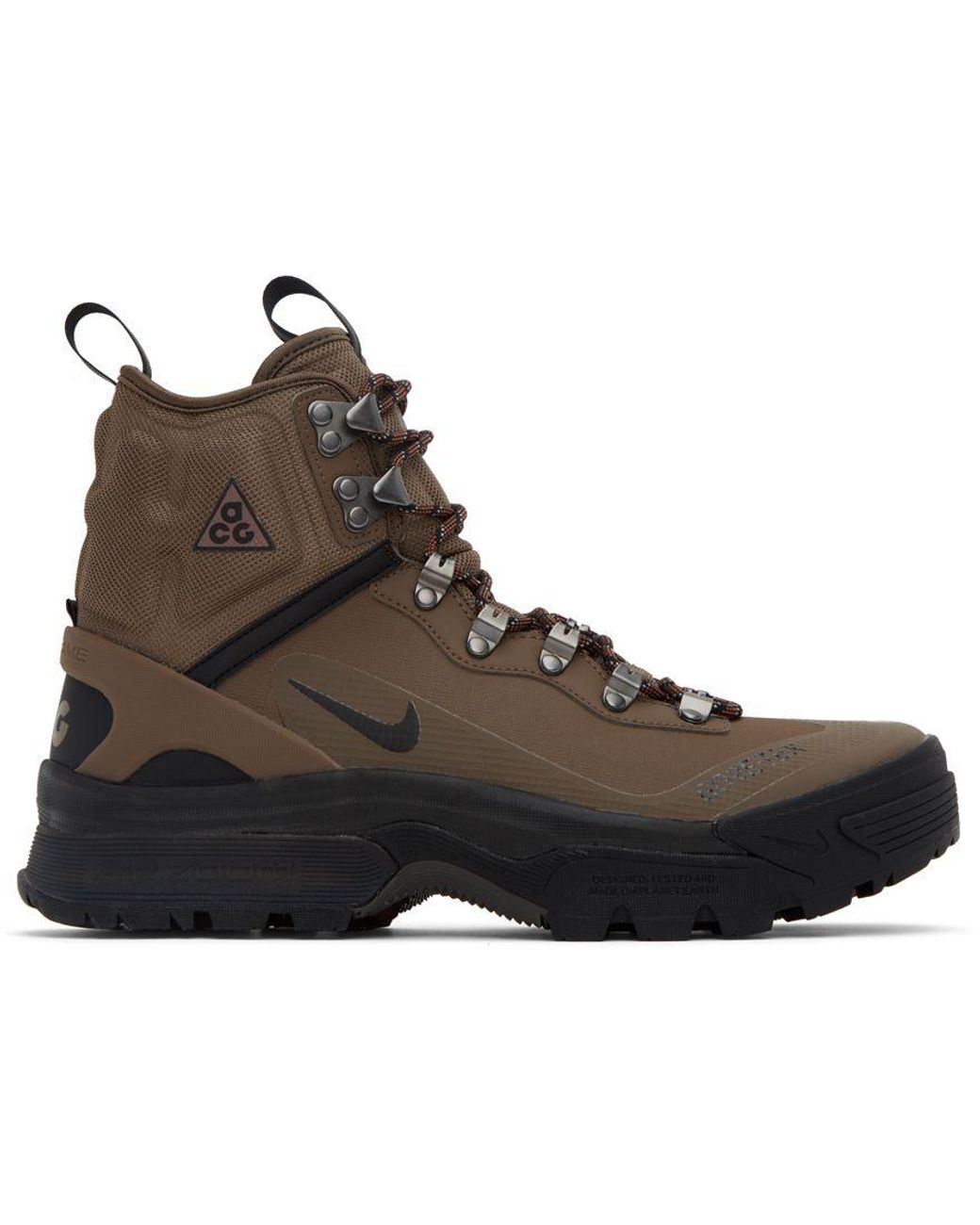 Nike Brown Acg Zoom Gaiadome Boots in Black for Men | Lyst