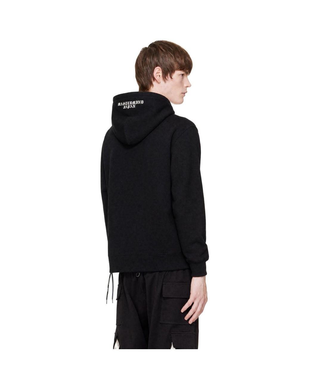 Mastermind Japan Black Loopwheel Hoodie for men