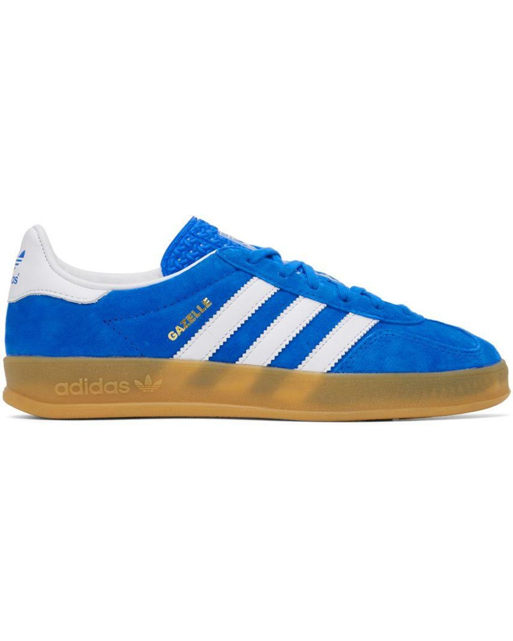 mens blue gazelle trainers