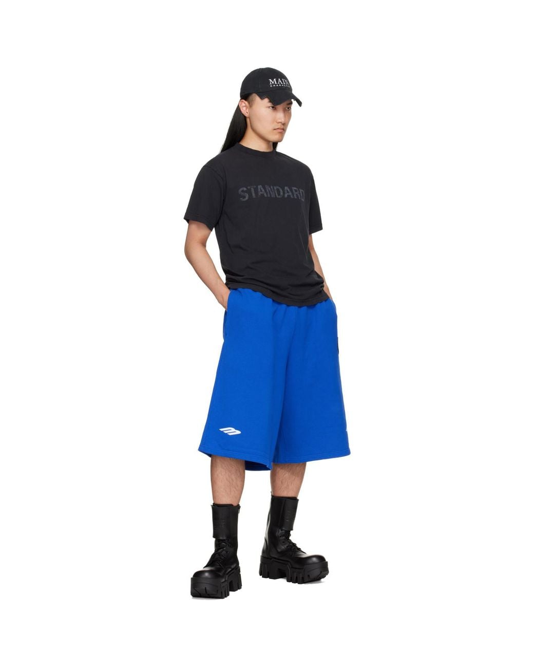 Balenciaga Black 'Standard' T-Shirt for men