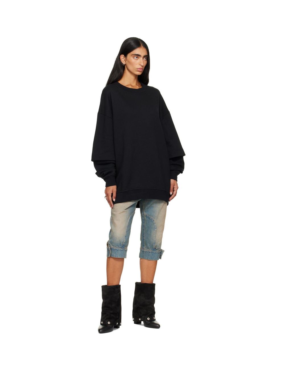 SECONDA Black Ssense Exclusive Luna Sweatshirt