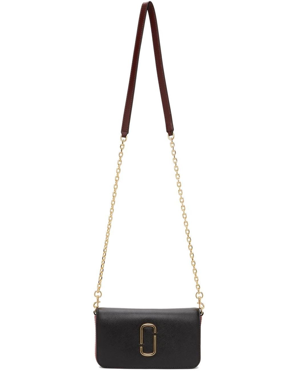 Marc Jacobs the Snapshot Wallet On Chain Bag in Black Lyst