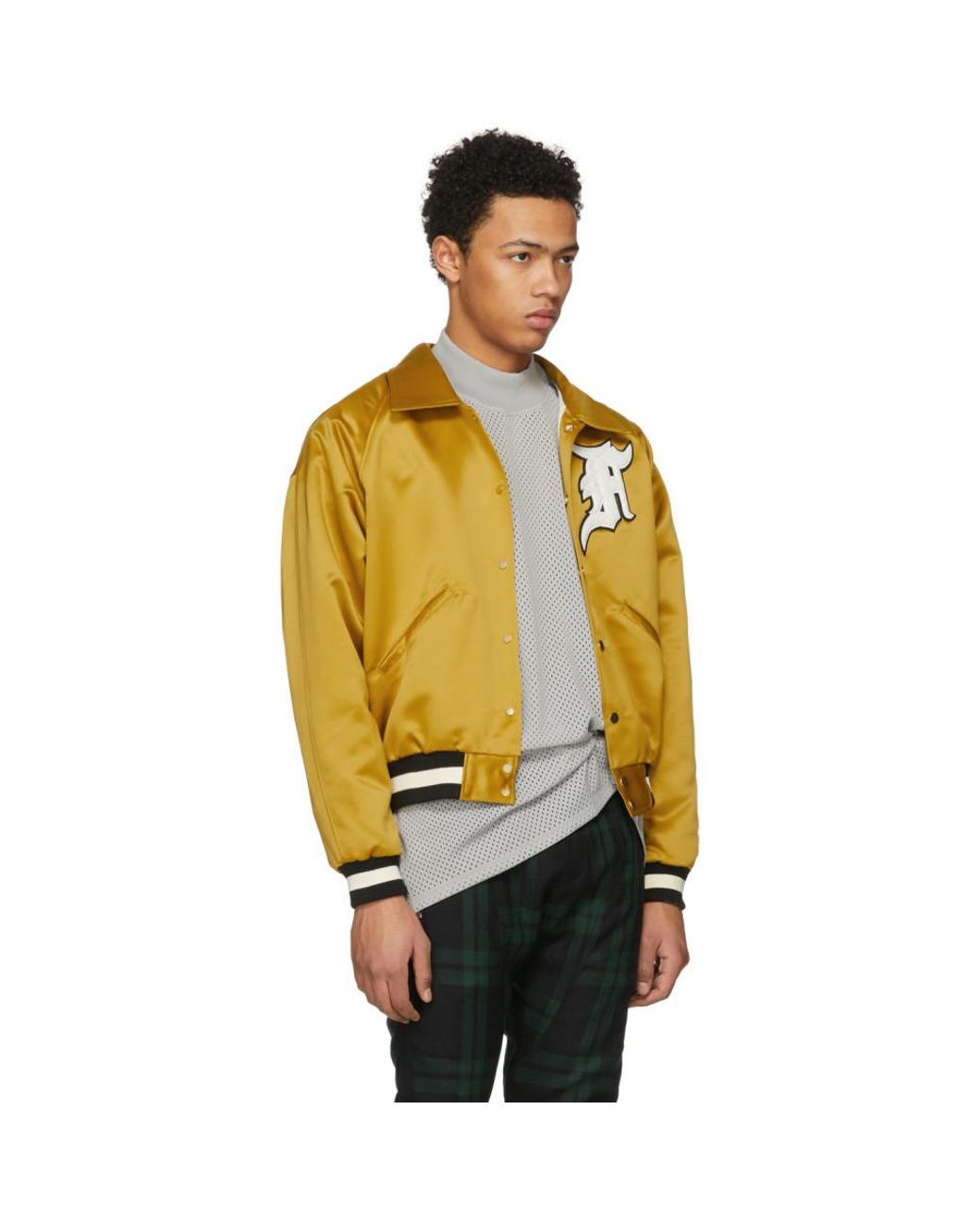 Yellow coach jacket discount