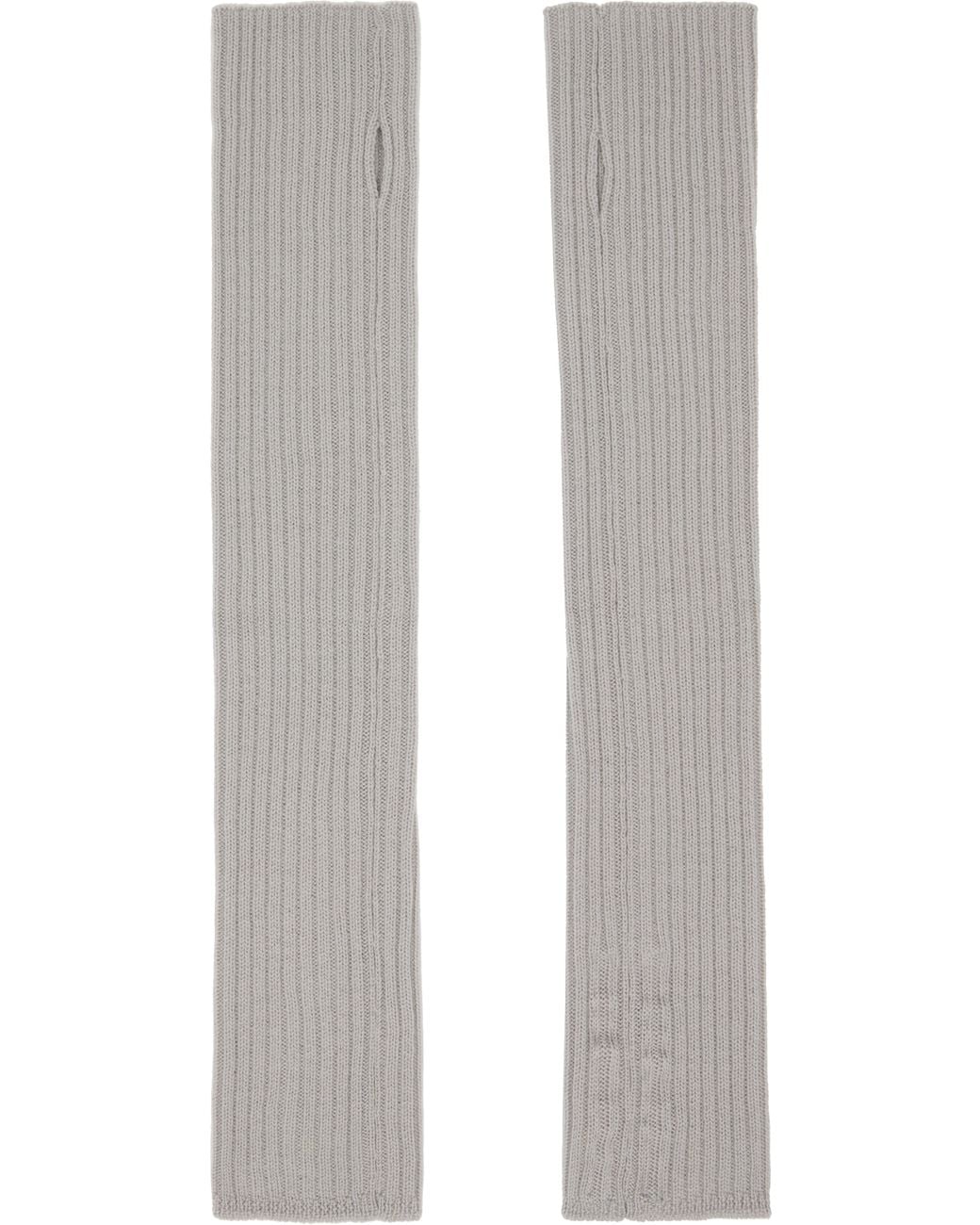 Rick Owens グレー Concordians Rasato Knit アームウォーマー Black