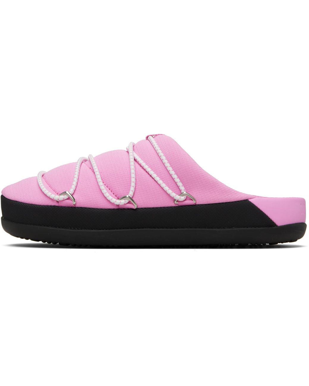 Moon Boot Black Soft Slipper Loafers