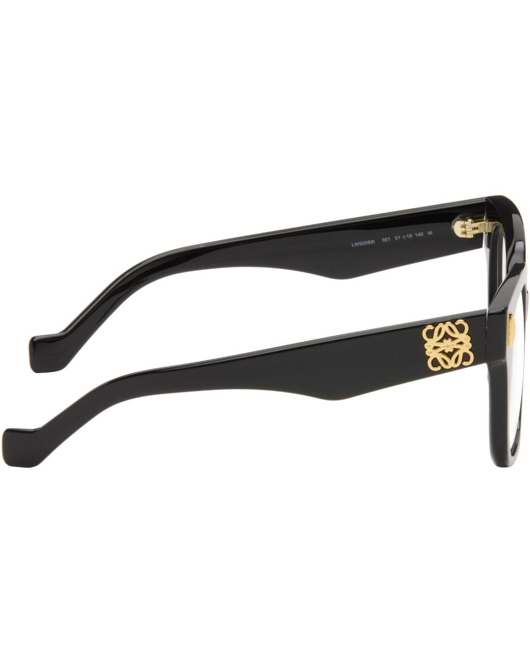 Loewe Black Anagram Glasses