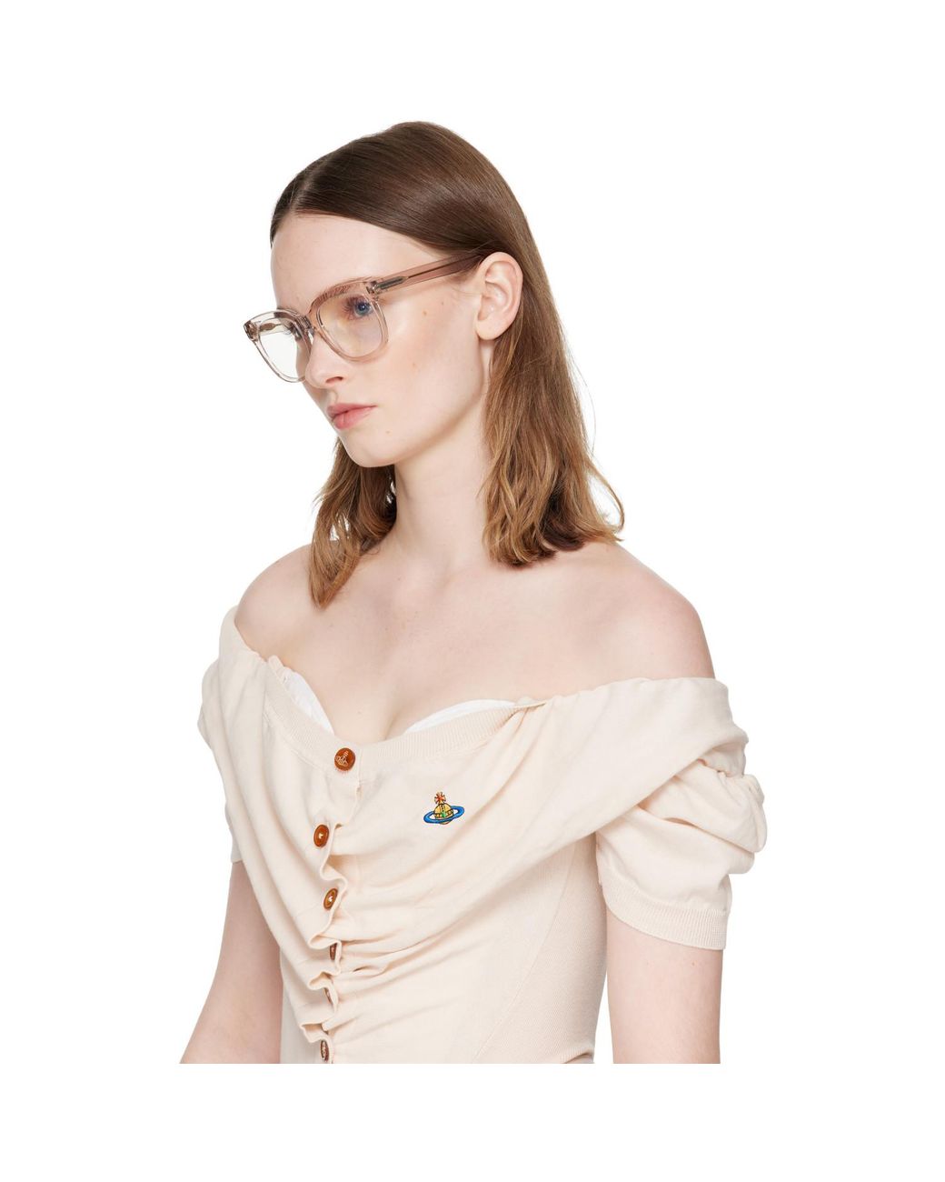 Tom Ford Brown Block Large Glasses