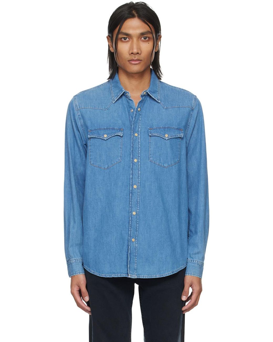Nudie jeans top denim shirt
