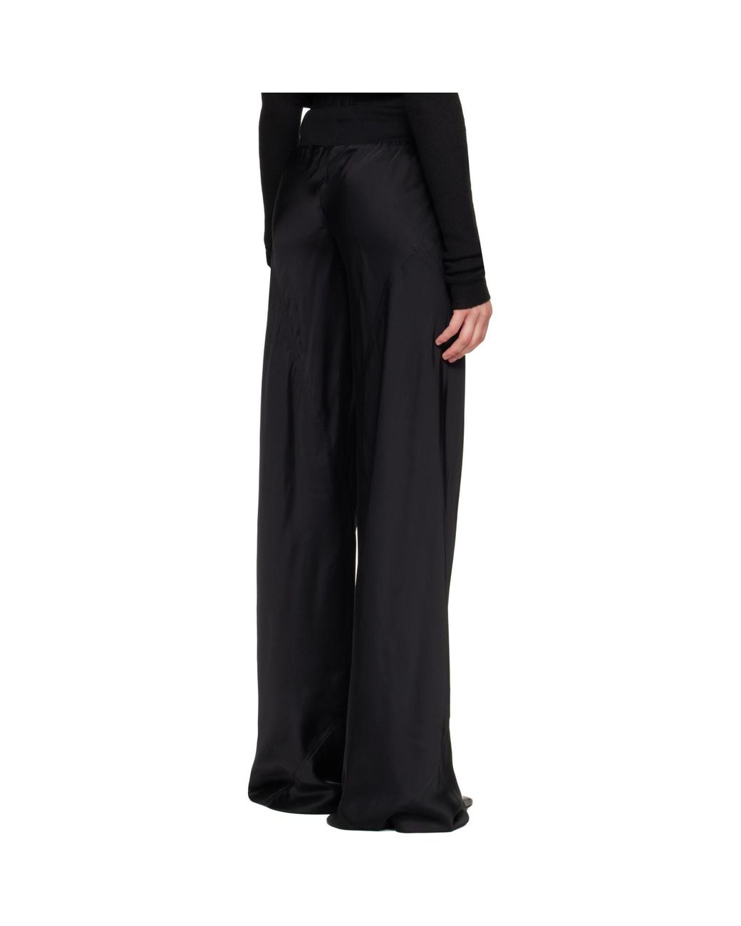 Rick Owens Black Tower Bias Trousers