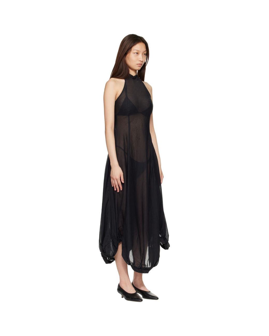 GIMAGUAS Black Bomba Maxi Dress