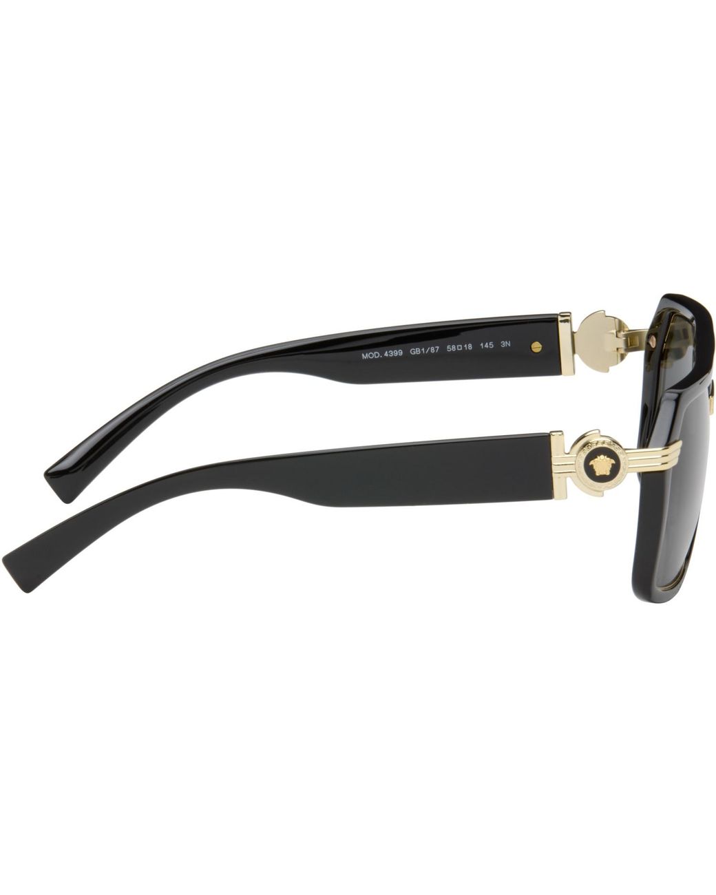 Versace Gray Vintage Icon Pilot Sunglasses for men