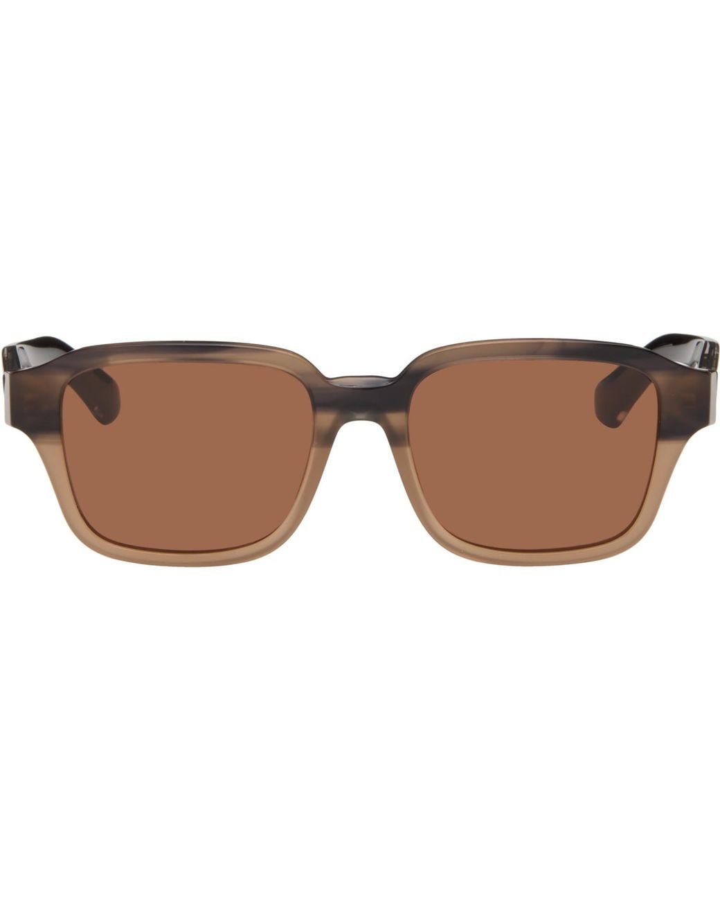 Burberry Brown Square Sunglasses for men