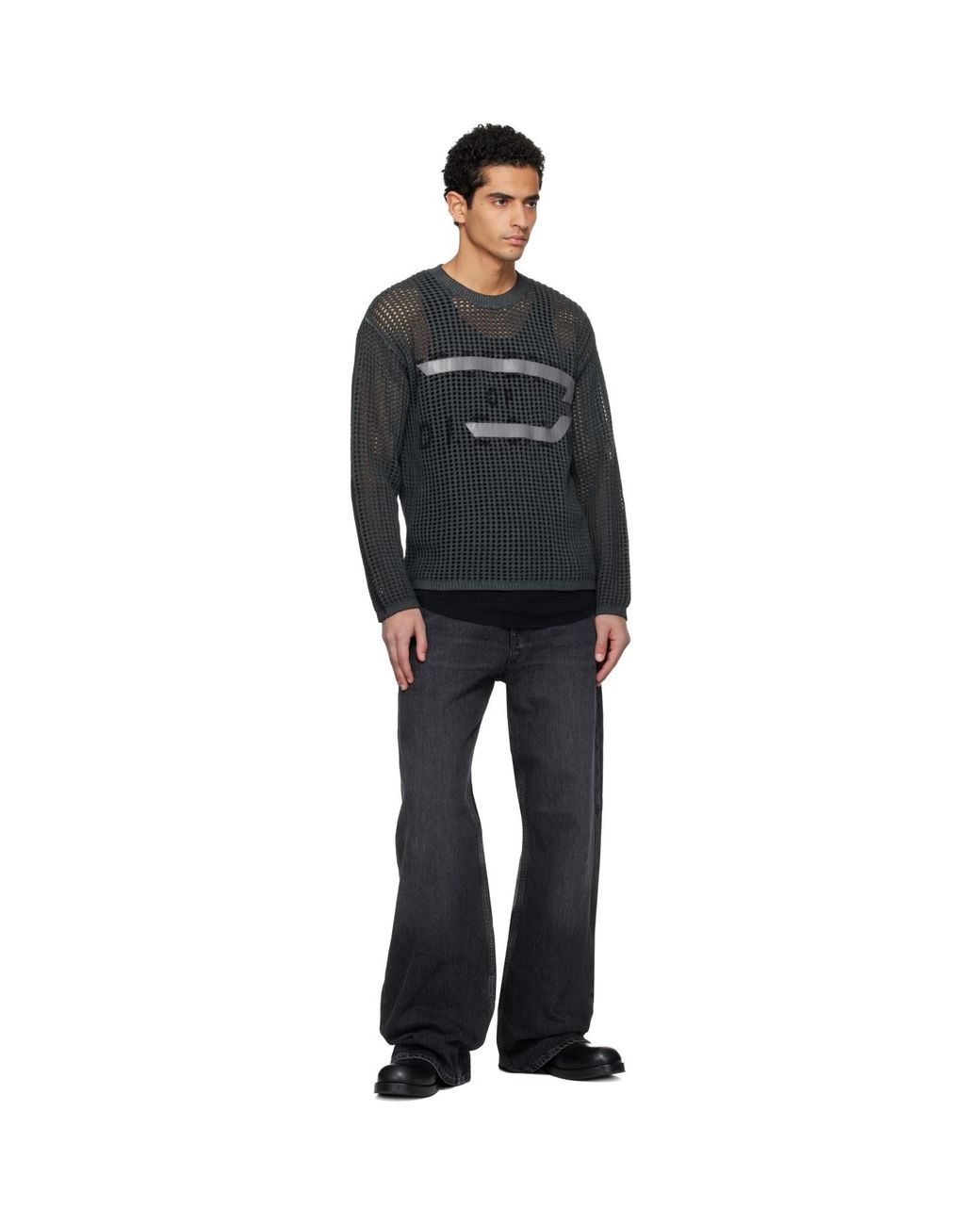 DIESEL Black K-Roch Sweater for men