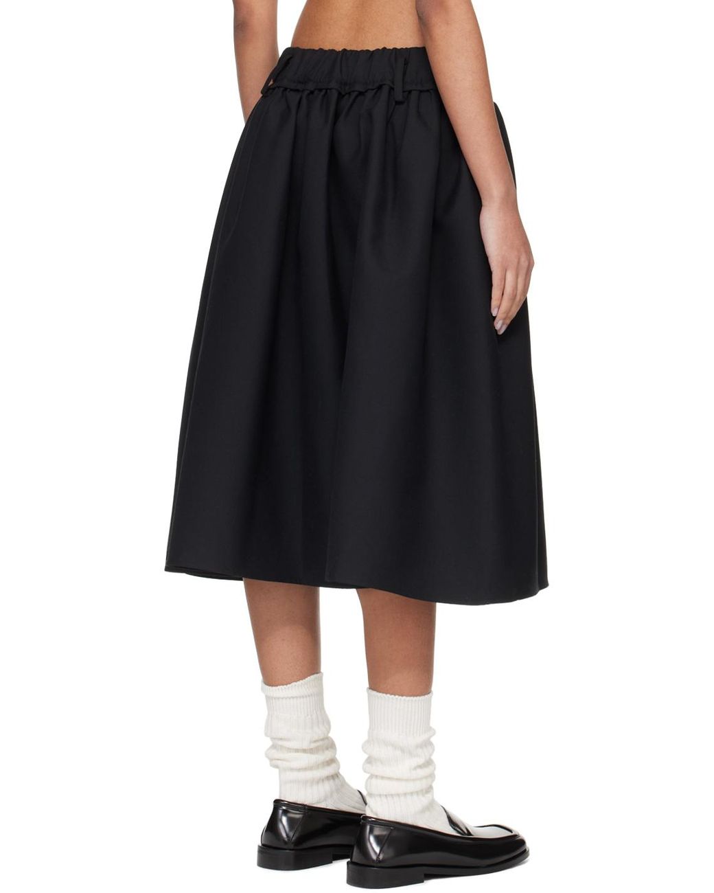 スカート fax copy express skirt Fax Copy Express Pleated Skirt | Grey | FARFETCH