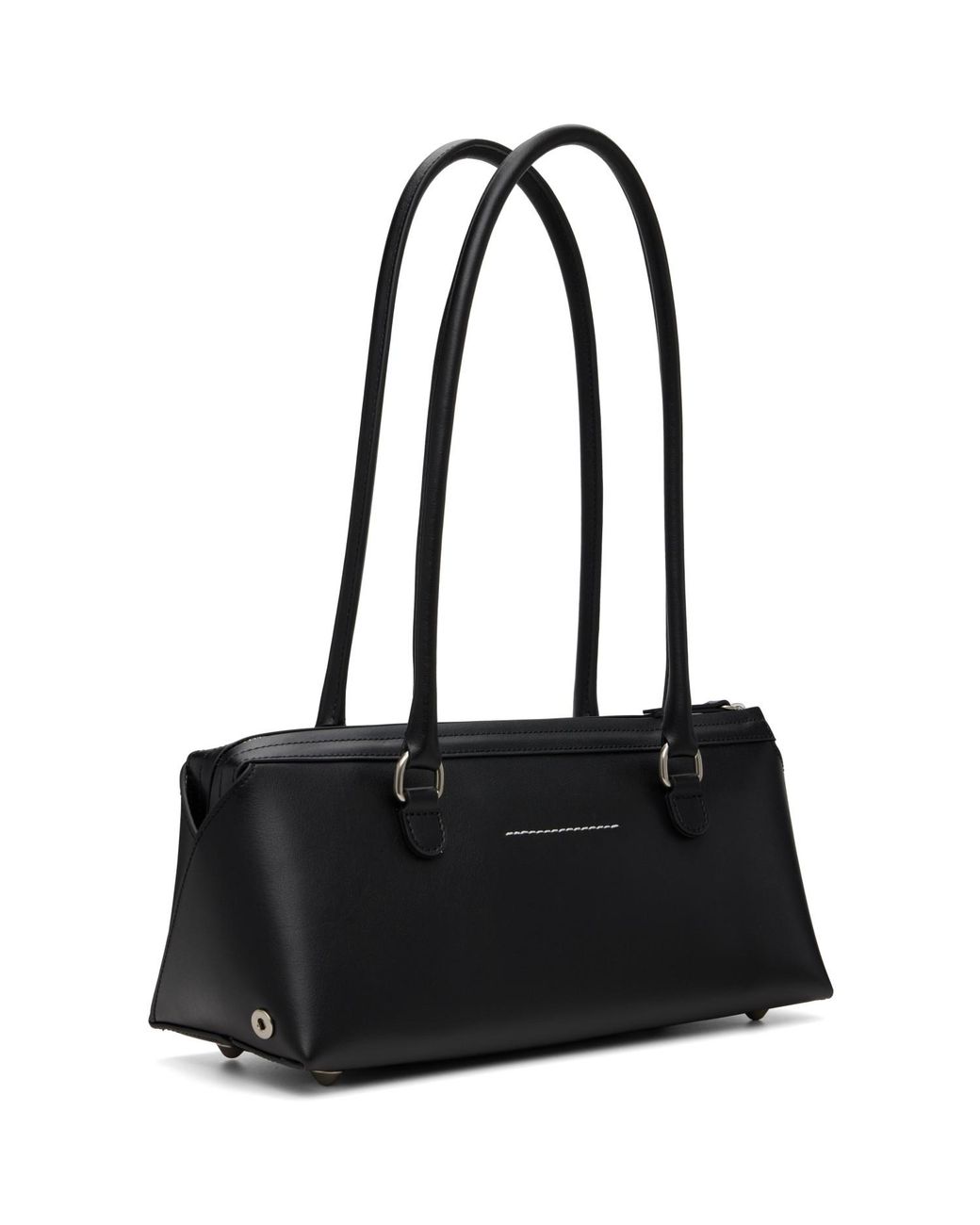 MM6 by Maison Margiela Black Bauletto Shoulder Small Bag