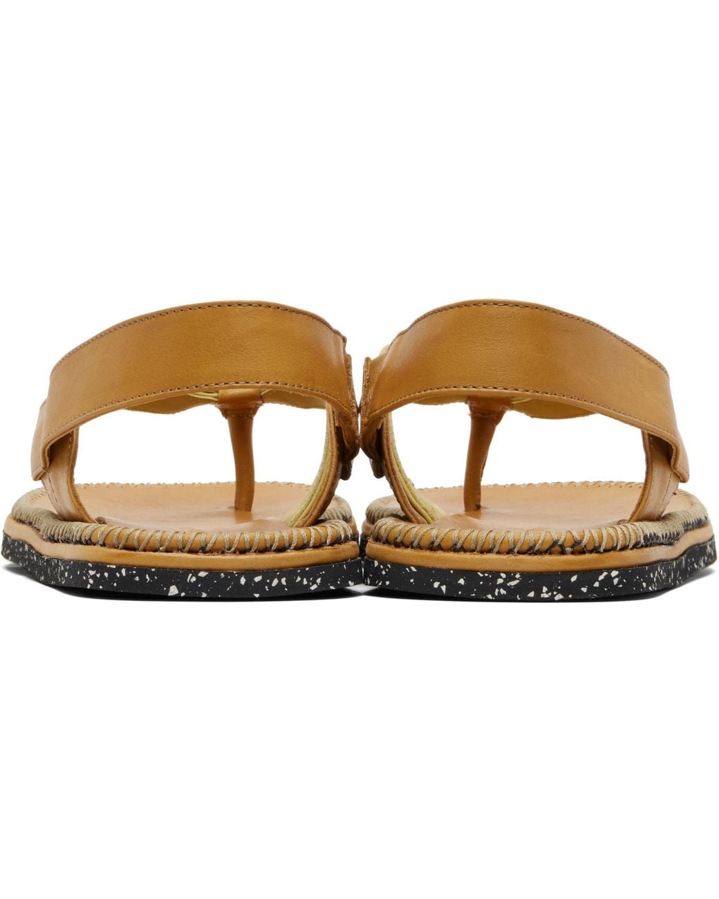 Kiko Kostadinov Black Tan Andras Sandals for men