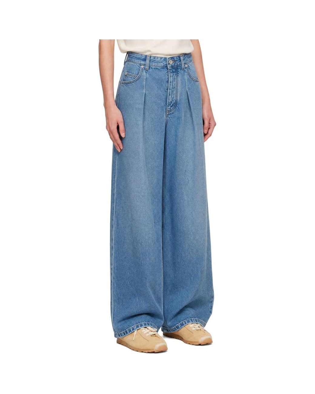 Jacquemus Blue 'The Ovalo De-Nîmes Denim' Jeans