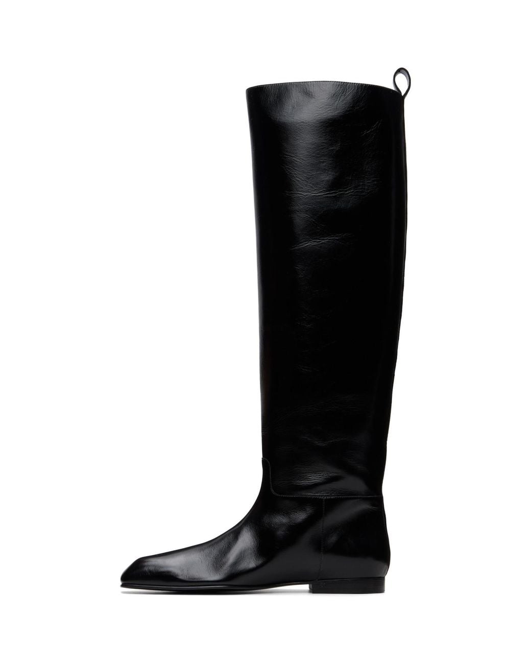 Khaite Black Colt Knee-High Boots