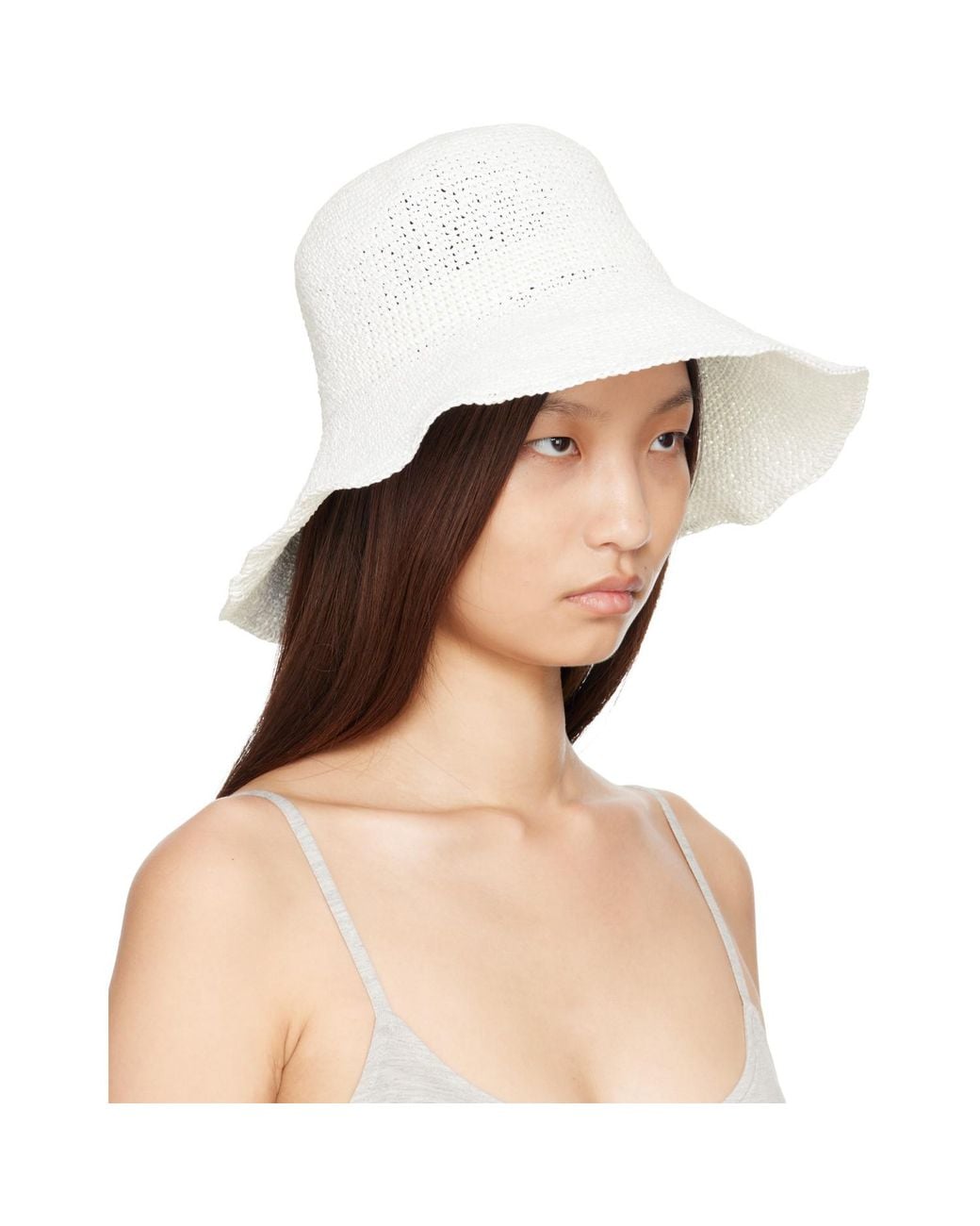 Totême Natural Woven Sun Beach Hat