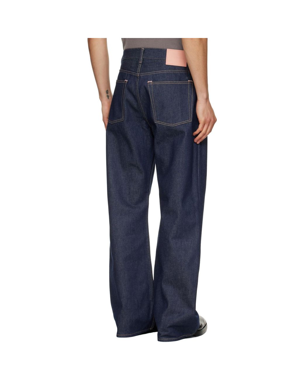 Acne Blue Regular Fit 2021M Jeans for men