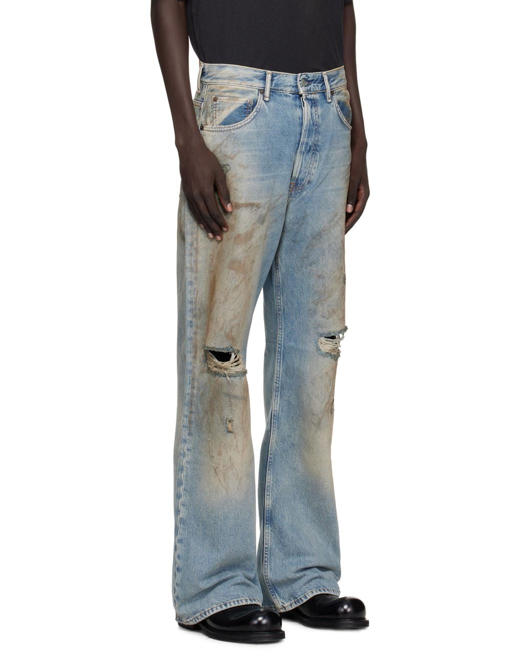 Acne Blue Regular Fit 2021M Jeans for men