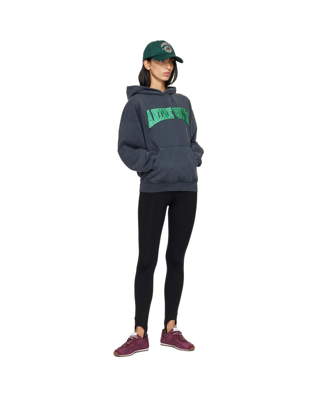 Anine Bing Blue Harvey Hoodie