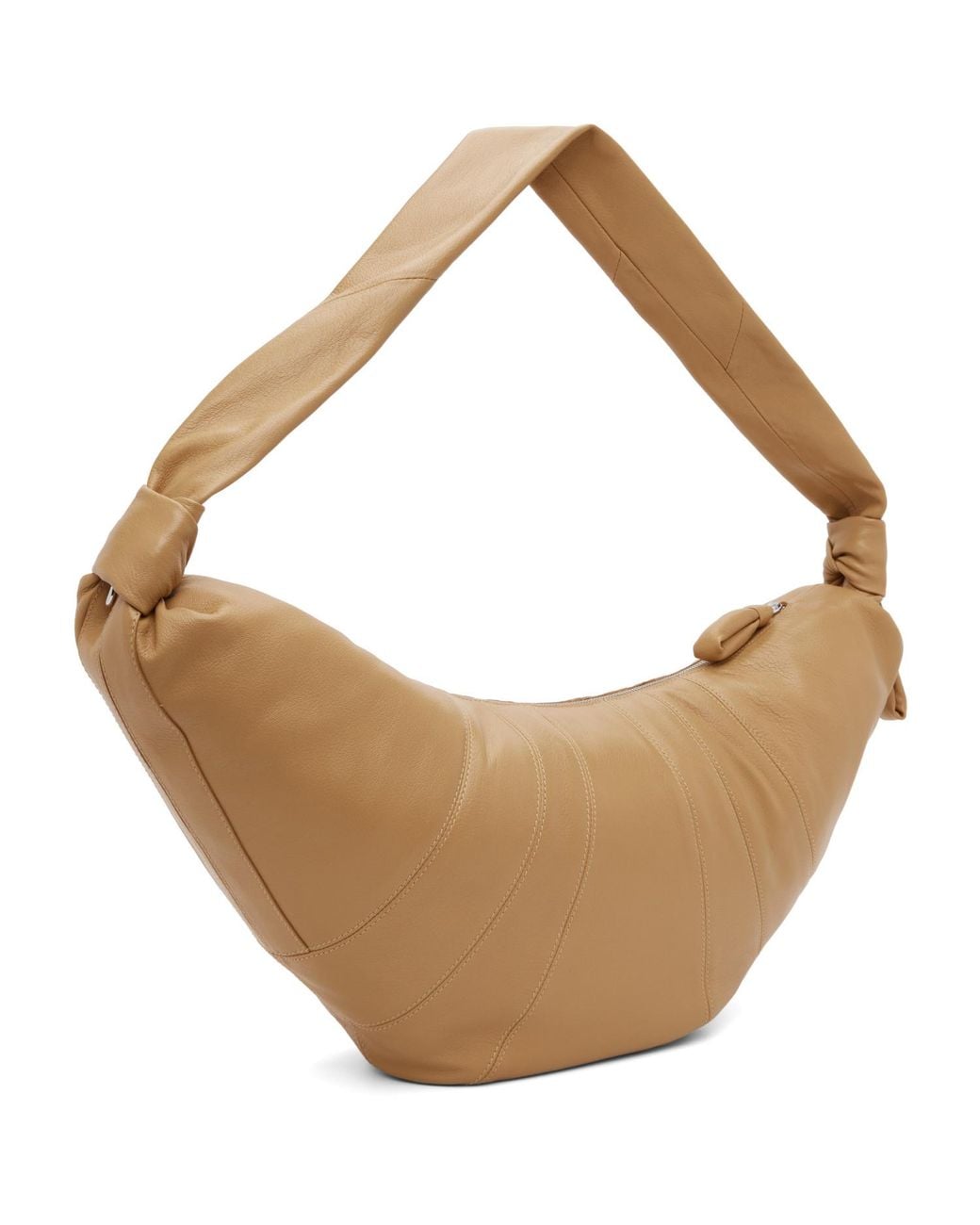 Lemaire Natural Tan Large Croissant Bag for men