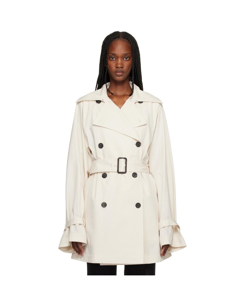 Totême Natural Off- Washed Cotton Trench Coat