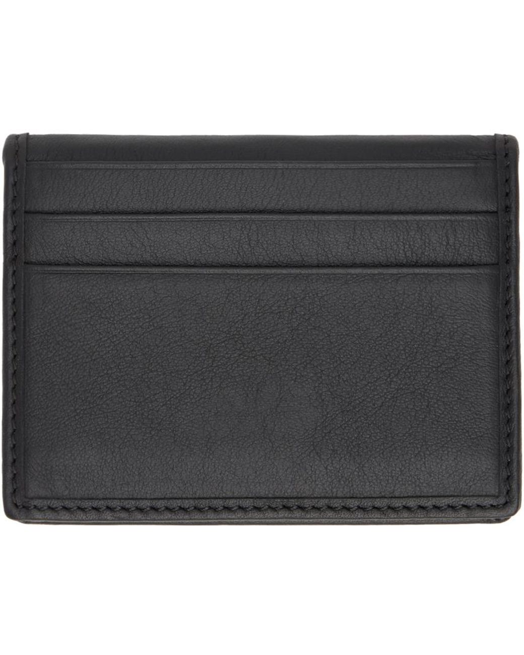 【VIVIENNE WESTWOOD】Orb Logo Flat Card Holder Black Flat Card Holder in BLACK-3D-ORB | Vivienne Westwood®