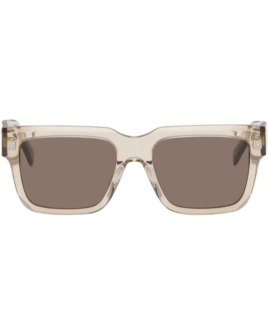 Lunettes De Soleil Beiges Givenchy pour homme en coloris Gray