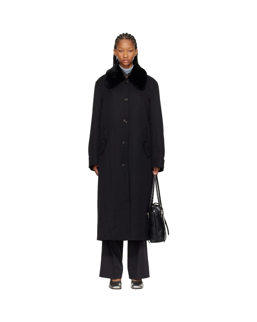 Our Legacy Black Tundra Coat