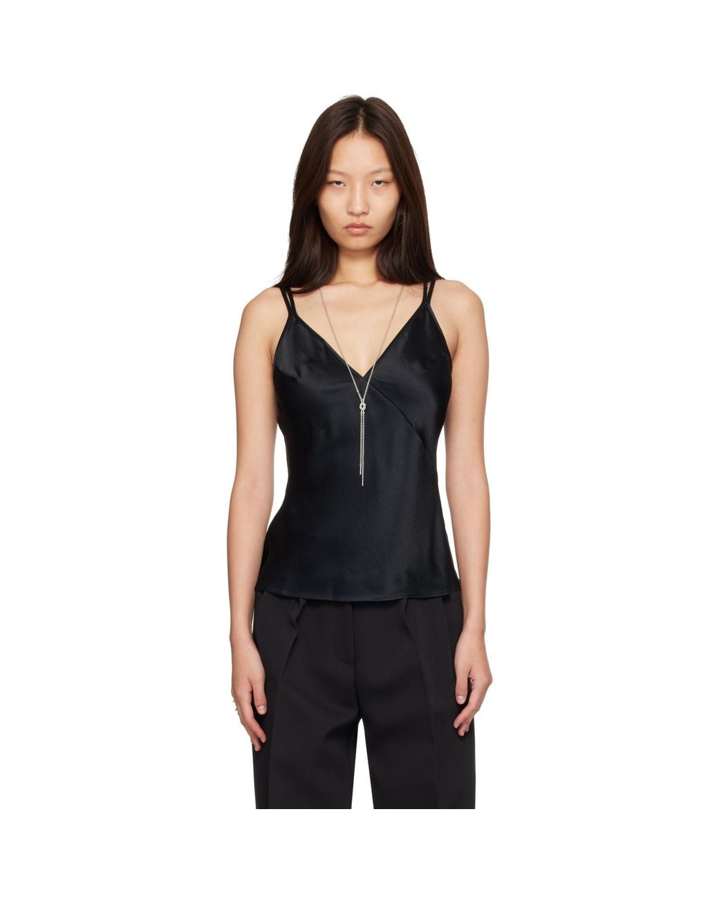 Anine Bing Black Blanca Camisole