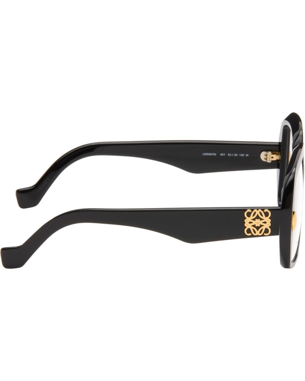 Loewe Black Anagram Glasses