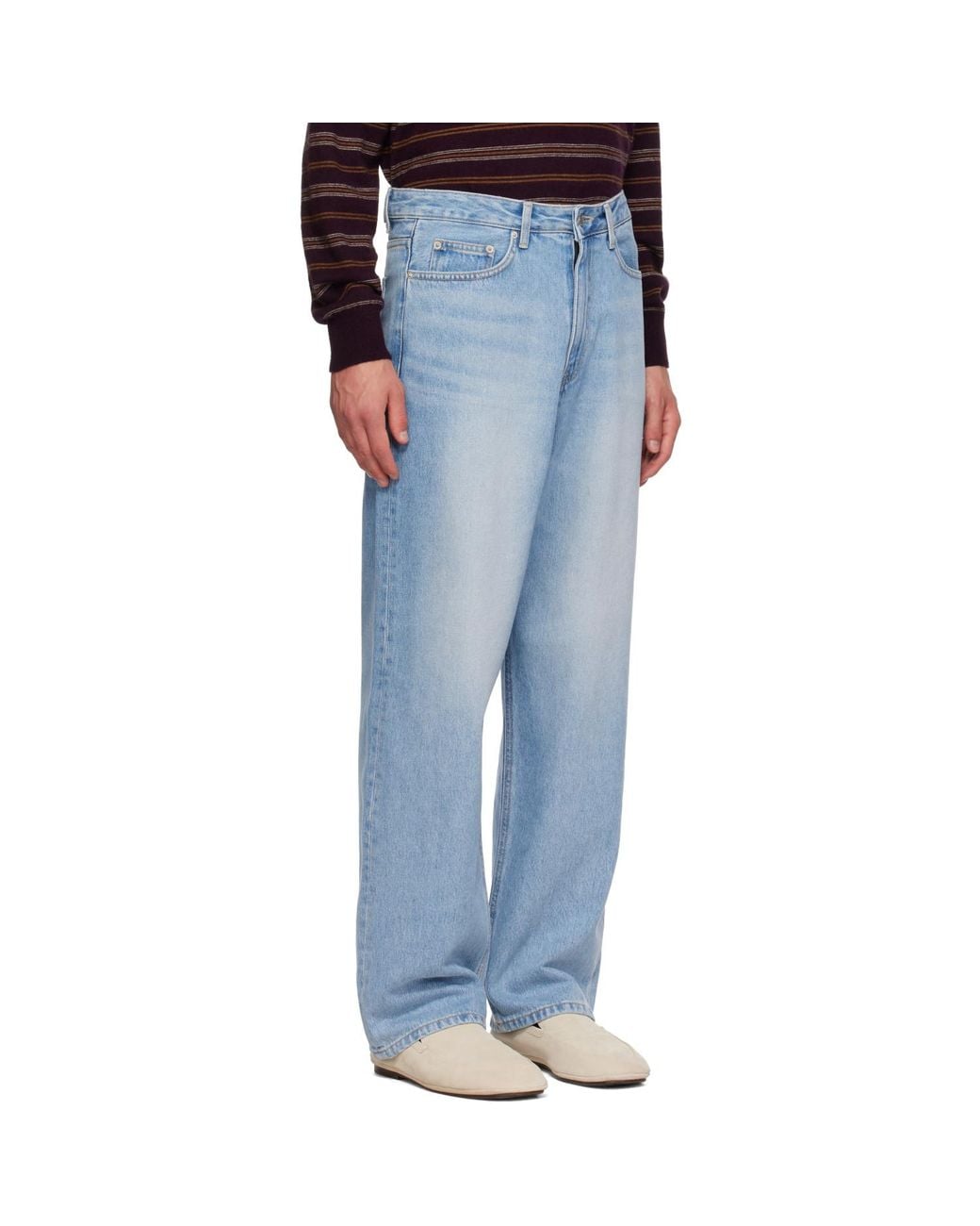 DUNST Blue Straight Regular Jeans for men