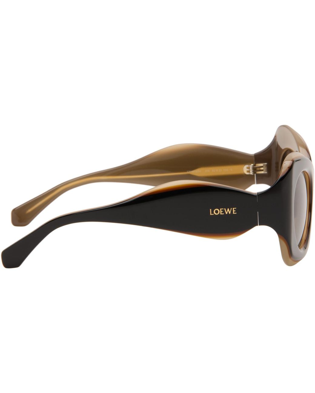 Loewe Brown Sierra Butterfly Sunglasses