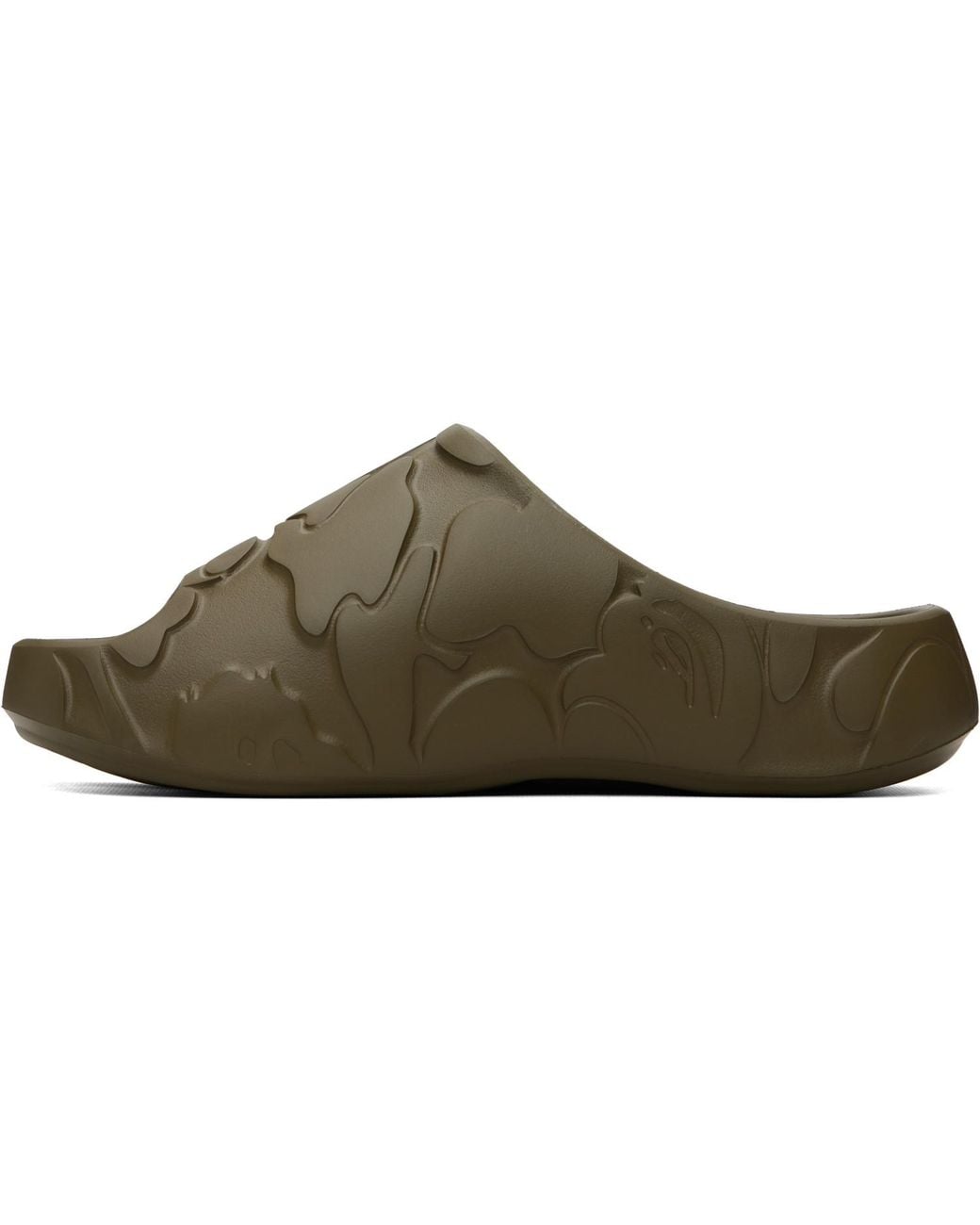 A Bathing Ape Brown Khaki #1 Slides for men