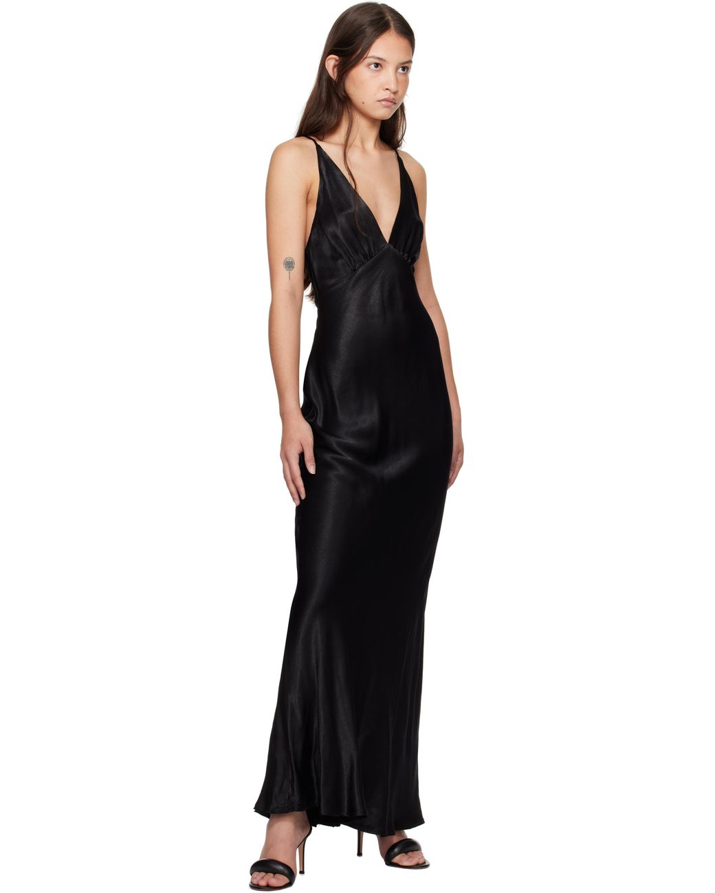 chinese dress ladies Moon Dance V Maxi Dress in Dark Chocolate main image 1