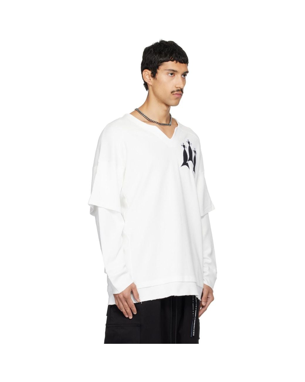 Who Decides War White Futbal Jersey Long Sleeve T-Shirt for men