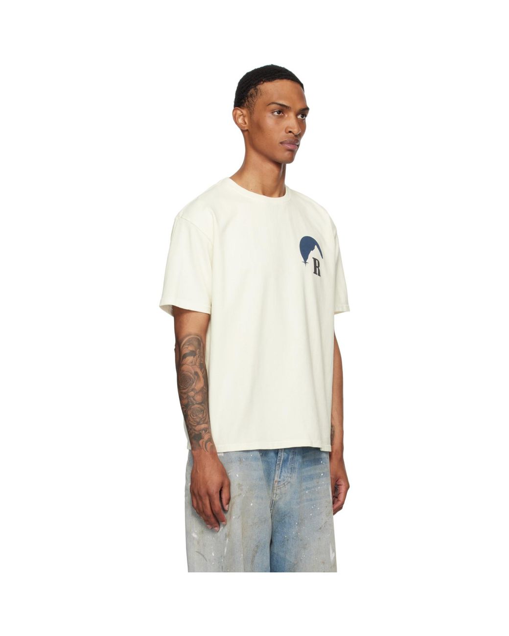 Rhude Multicolor Off- Moonlight T-Shirt for men