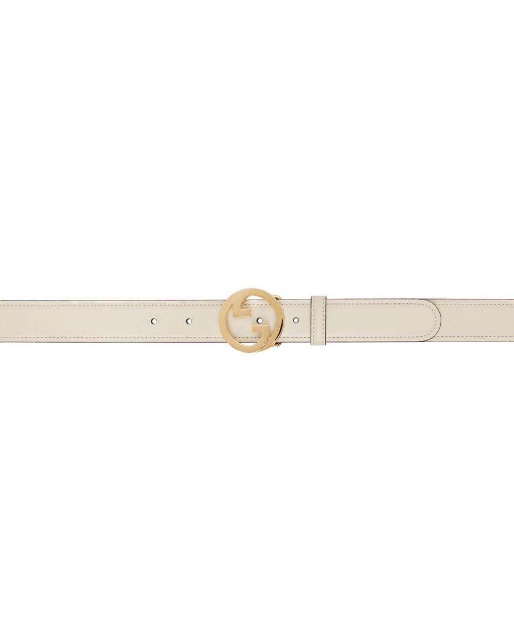 Gucci shop white belt
