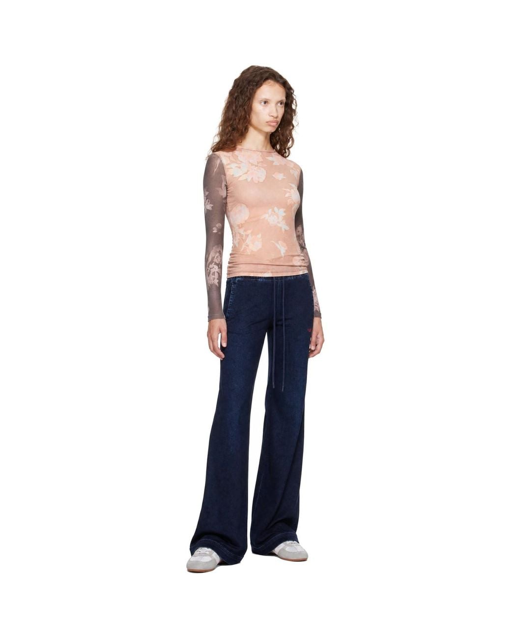 DIESEL Blue Relaxed Low Waist 2078 D-Ainty Joggjeans Lounge Pants