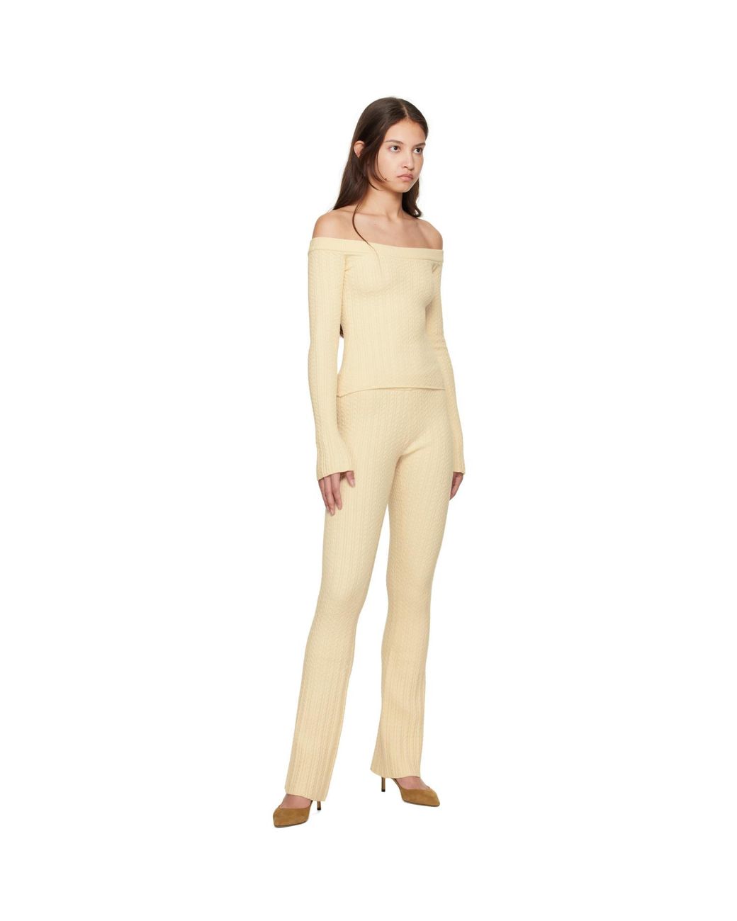 GUIZIO Natural Off- Camille Lounge Pants